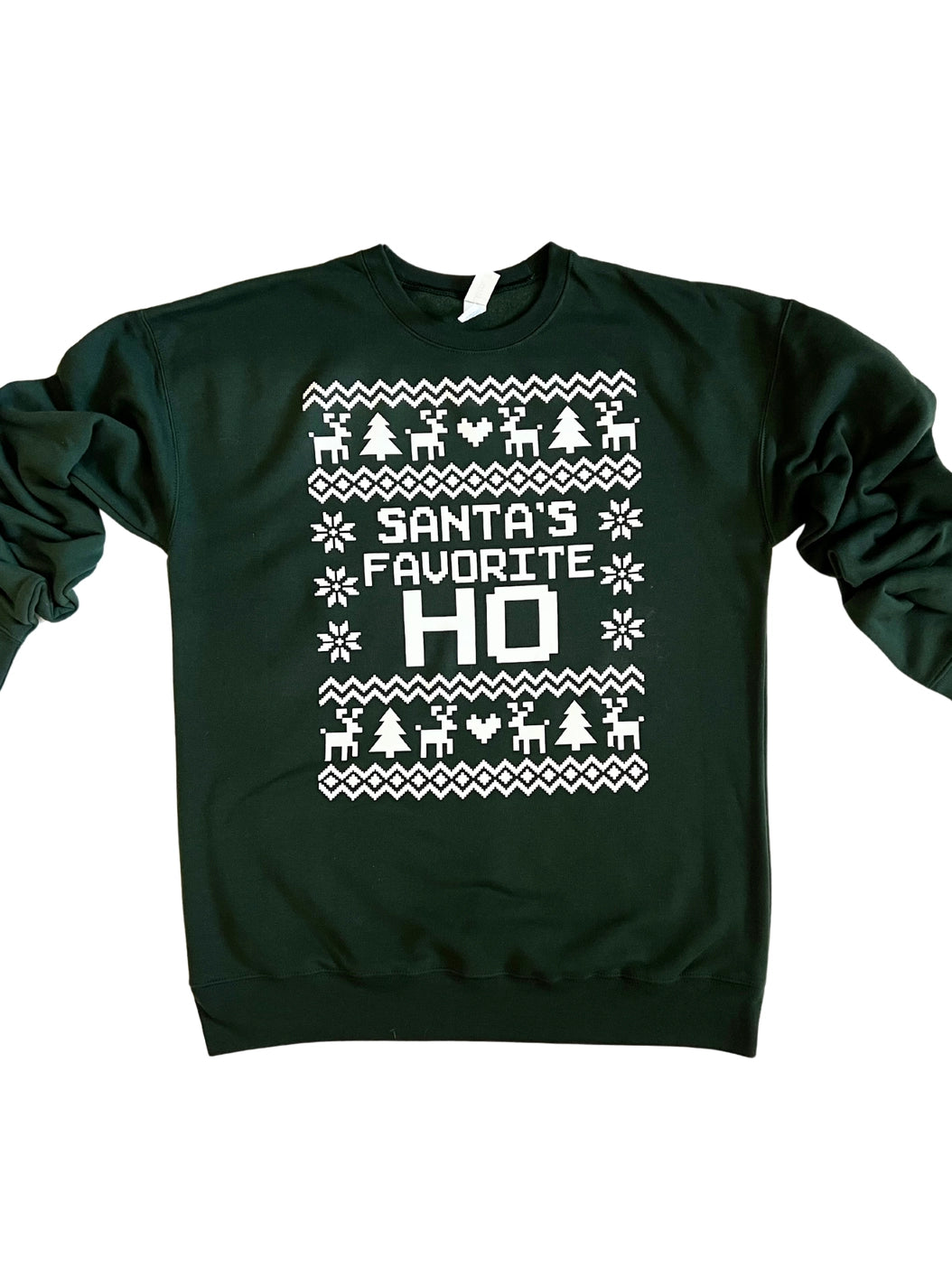 Santa's Favorite Ho Ugly Christmas Sweater