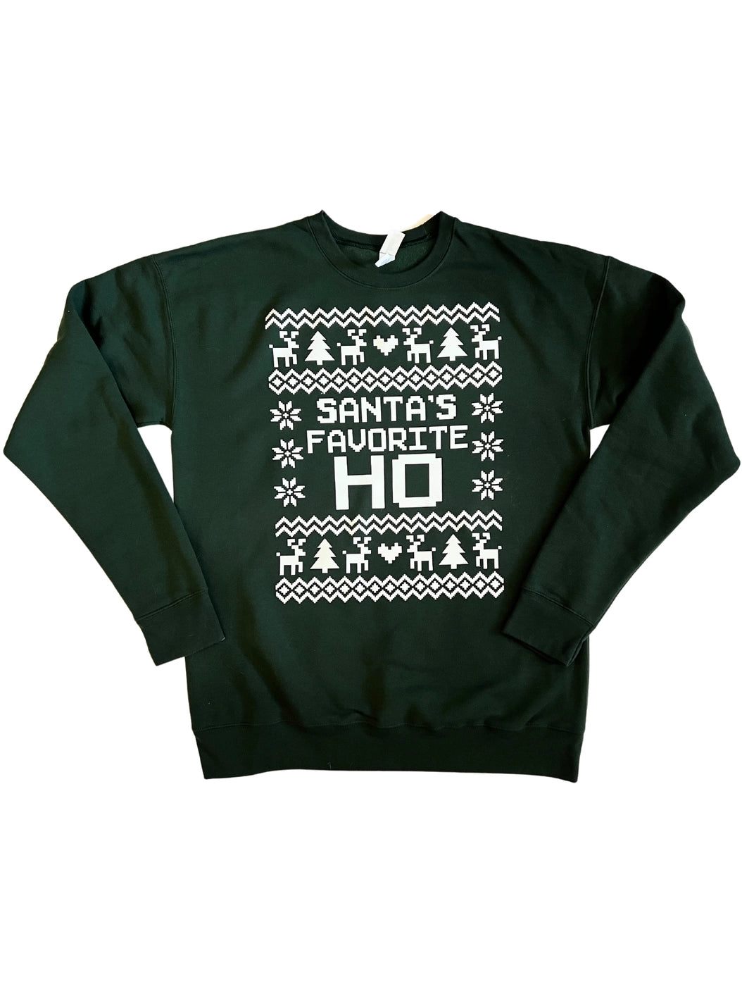 Santa's Favorite Ho Ugly Christmas Sweater