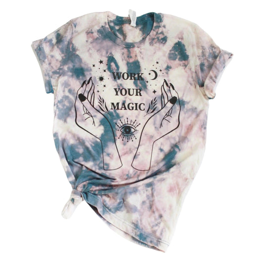 Work Your Magic Tie Dye Tee