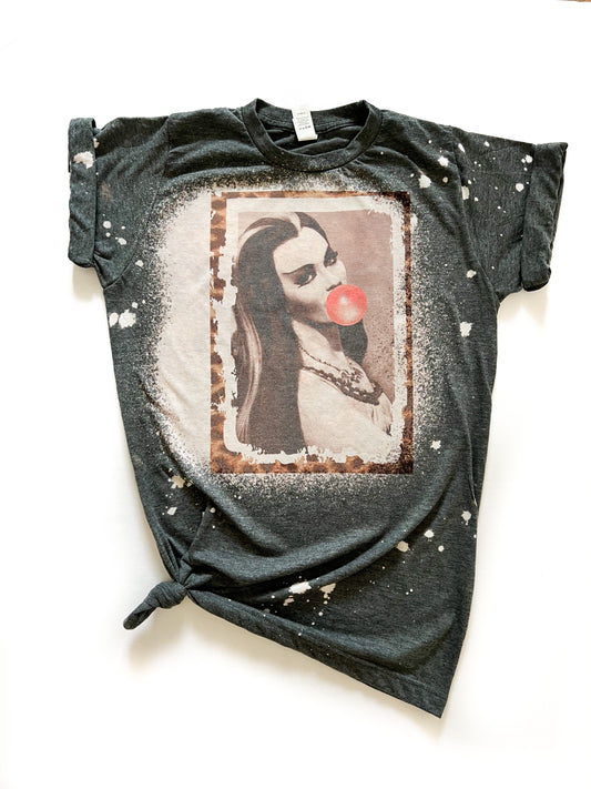 Bride of Frankenstein Bleached Halloween Tee