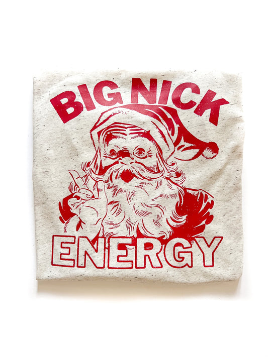 Big Nick Energy Long Sleeve Christmas Tee