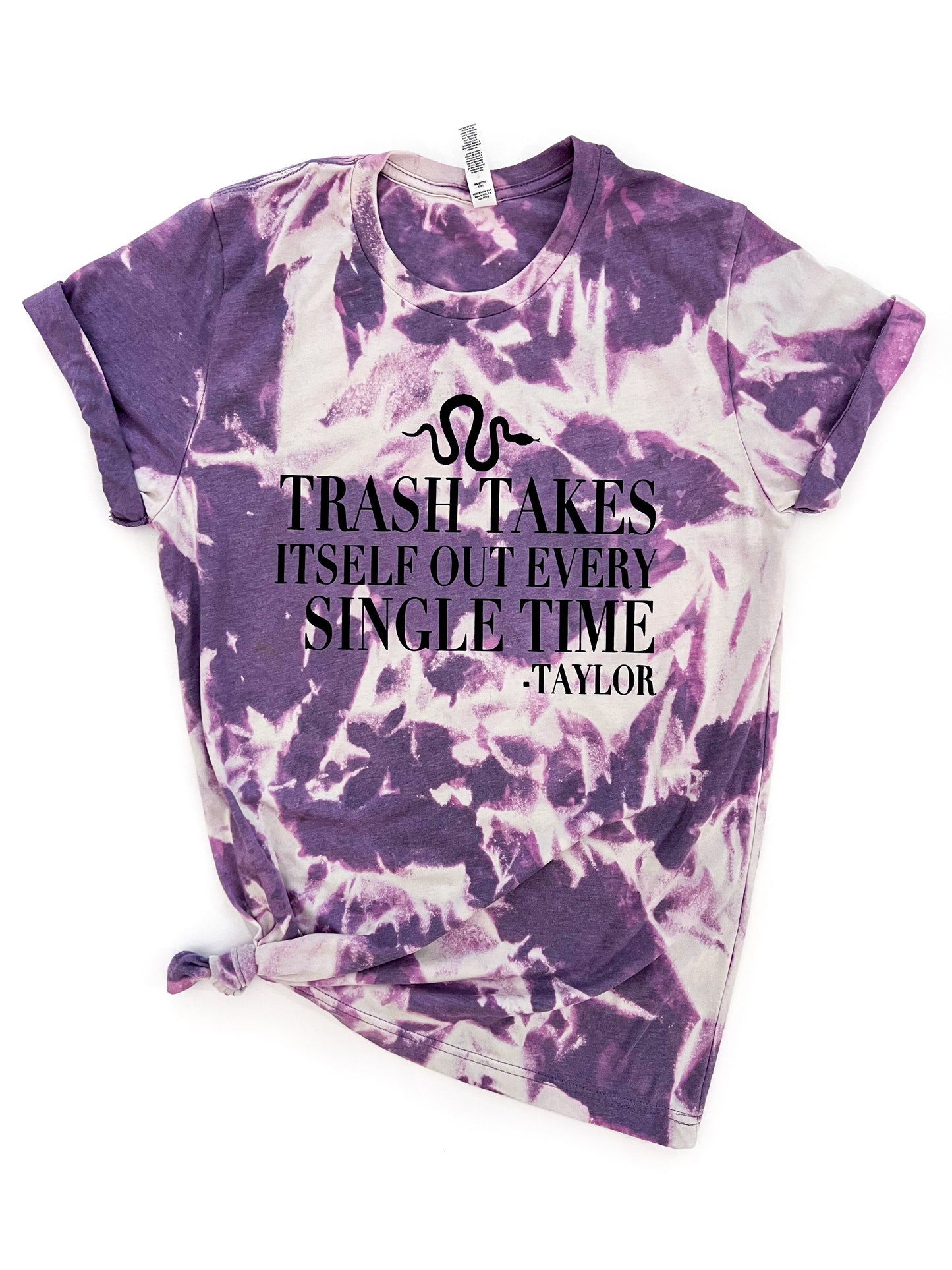Trash Takes Itself Out Every Time Tie Dye Tee