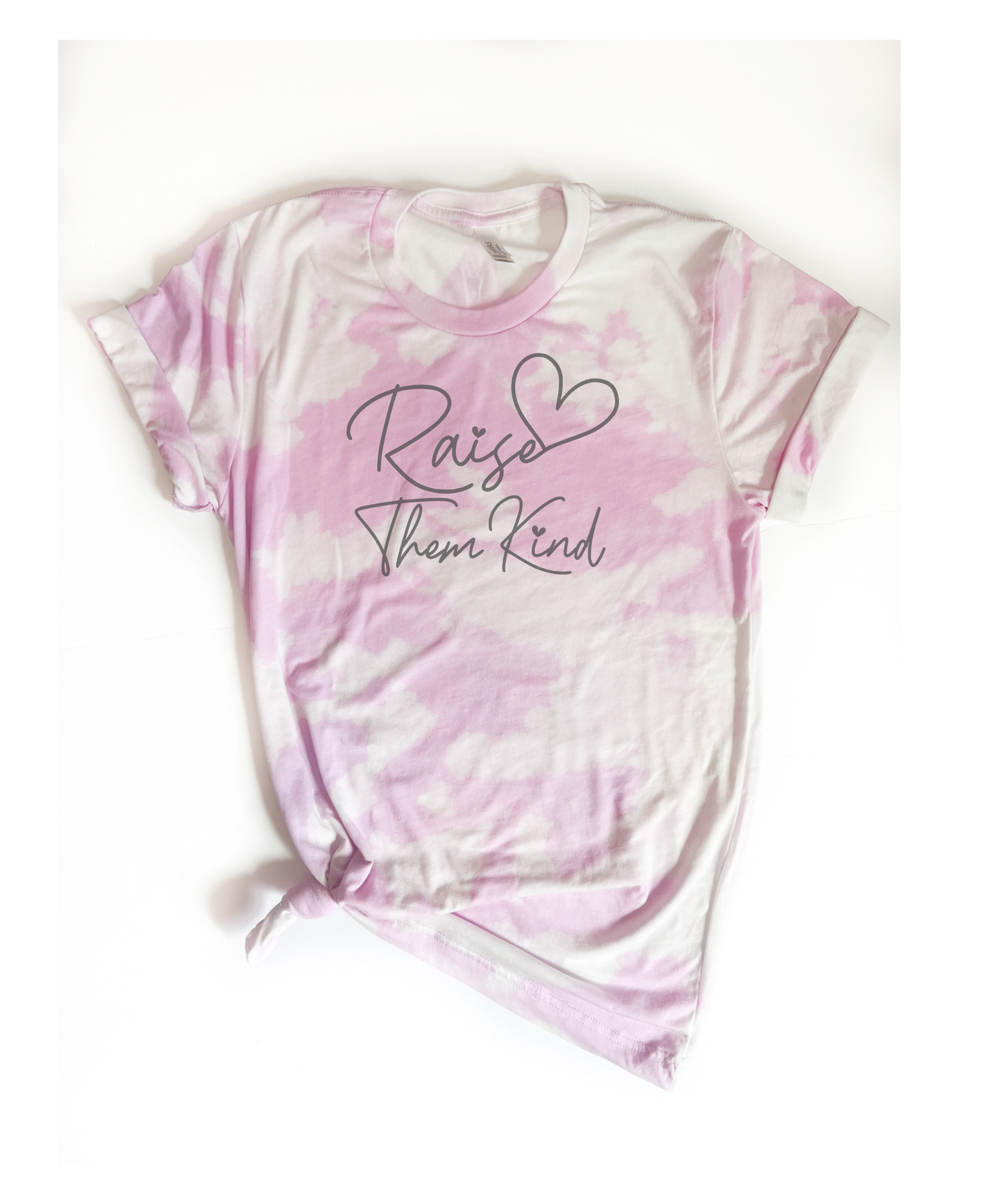 Raise Them Kind Mother's Day Mom Tie Dye Tee