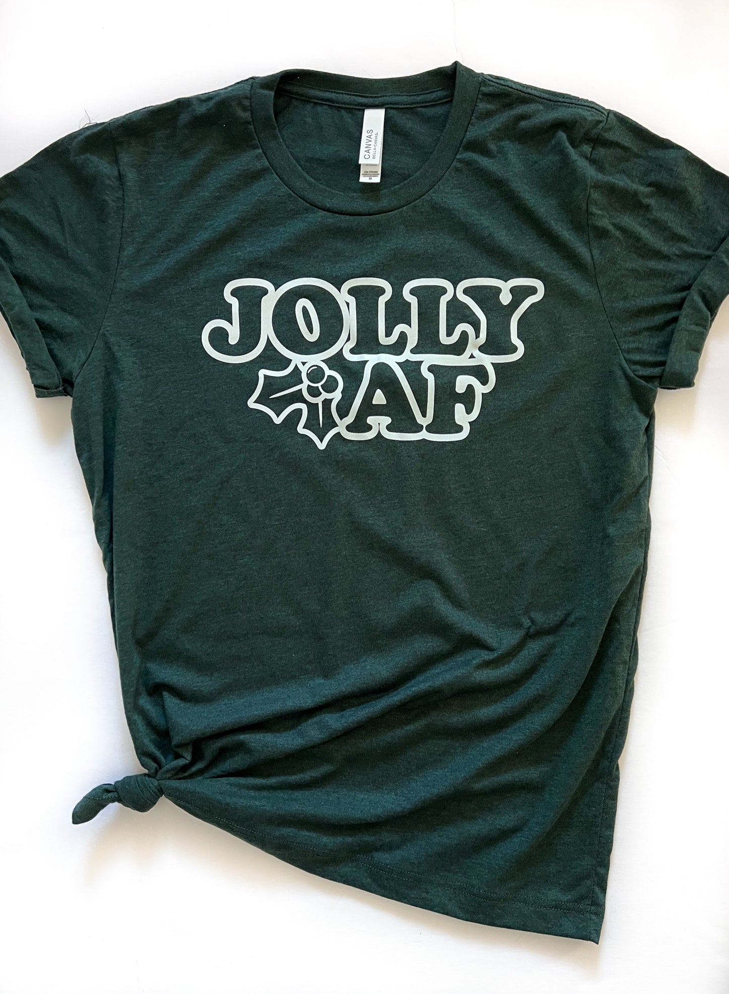 Jolly AF Christmas Graphic Tee