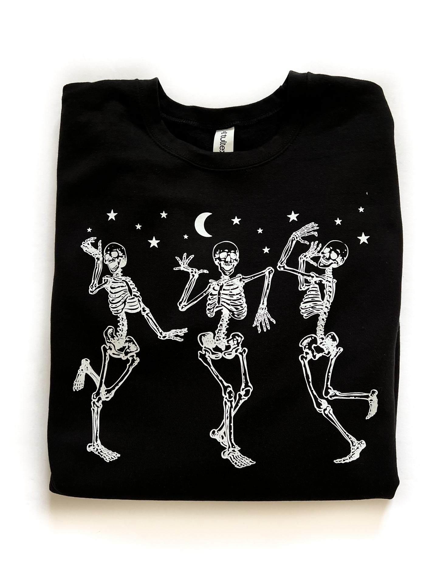 Dancing Skeletons Halloween Crewneck